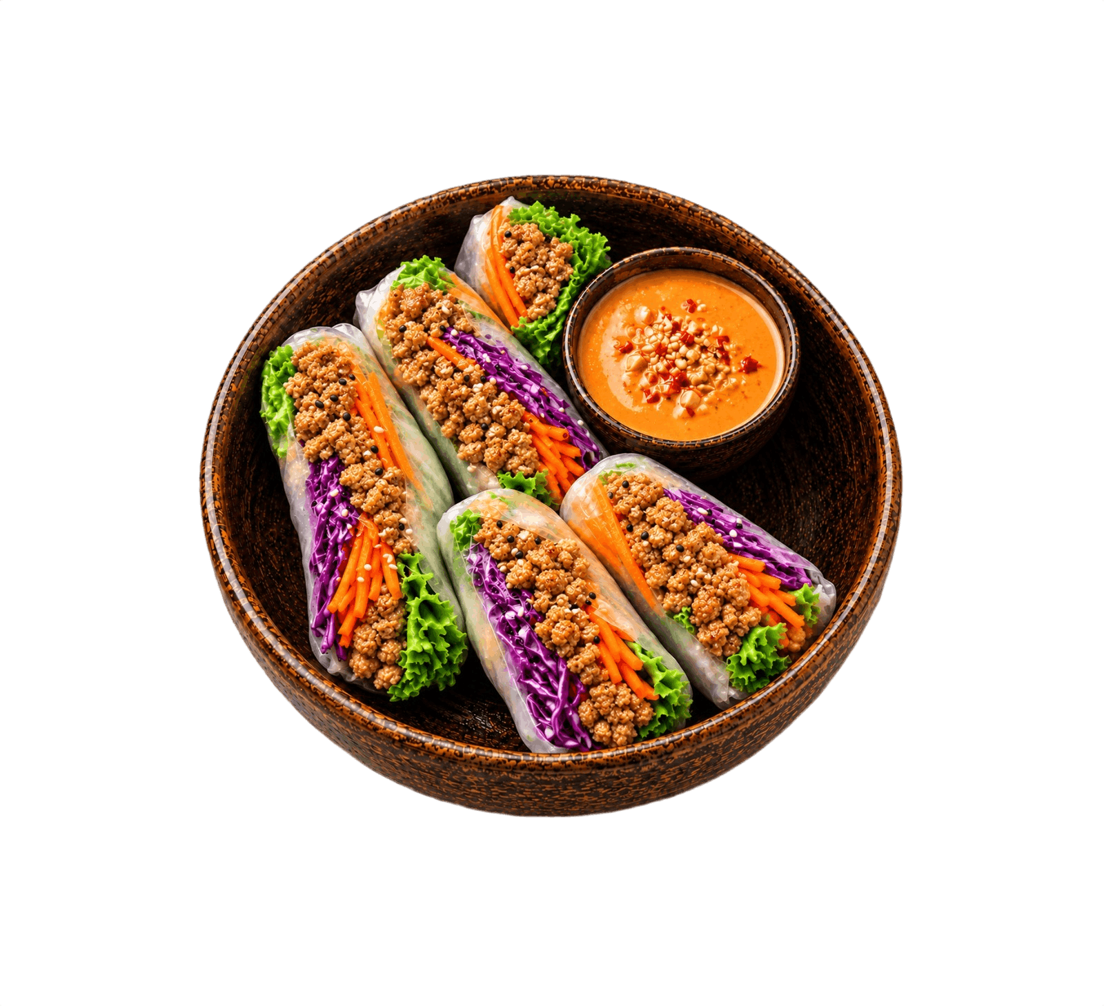 Vietnamese Spring Roll with minced protein