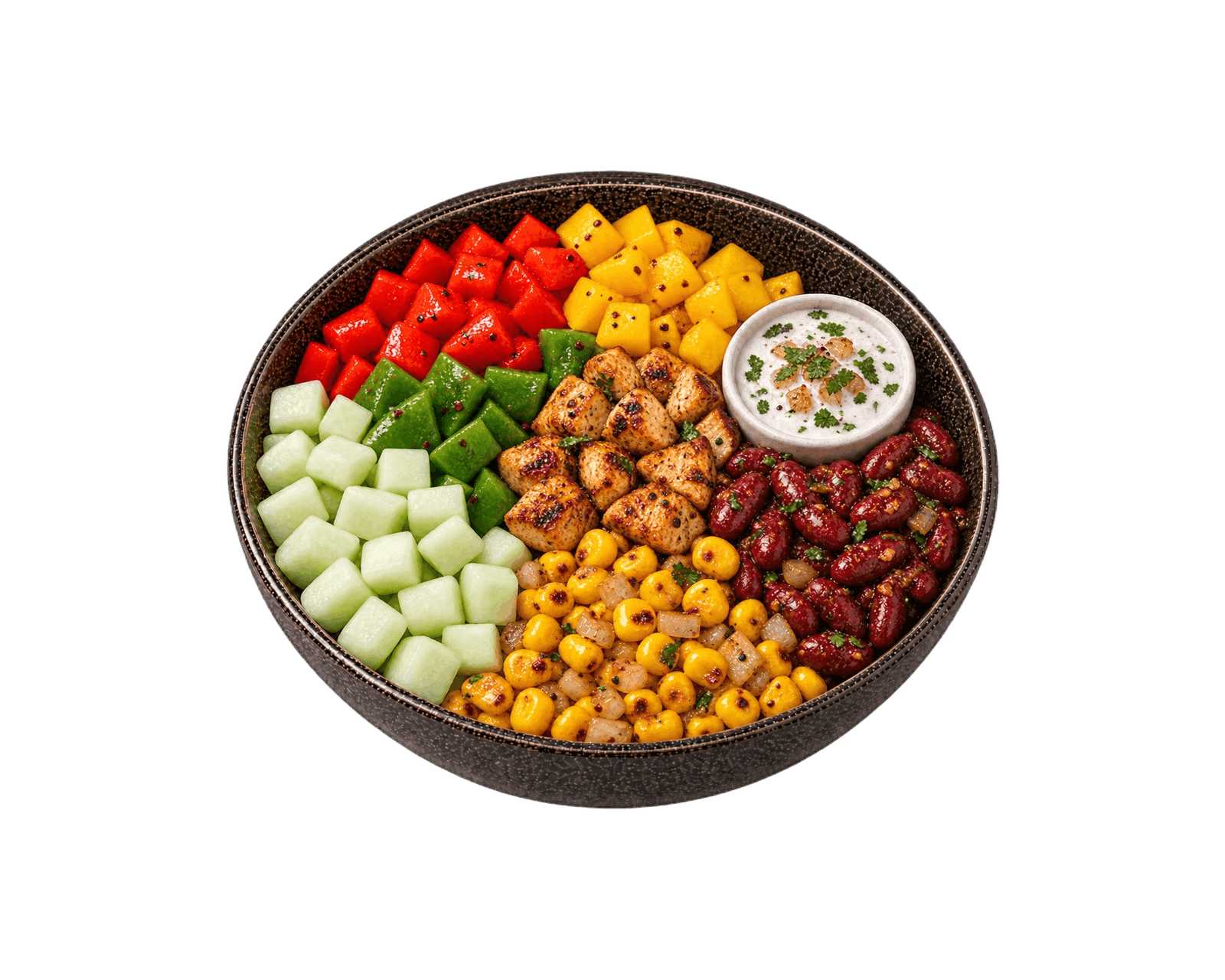 Corn Rajma  Chicken Luxe Bowl